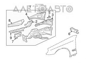 Roata din față stânga Mercedes W211 este de culoare aurie.