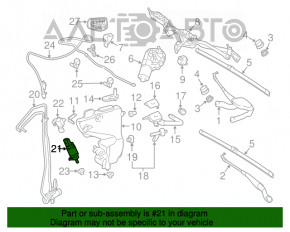 Motorul spălătorului de parbriz Mercedes W211