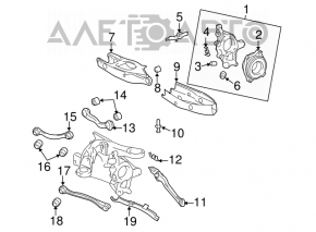 Capacul spate dreapta Mercedes W211