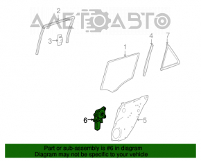 Motor electric pentru geamul din spate stânga Mercedes W164 ML