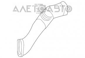 Tubul de aer stânga pentru Mercedes W164 ML X164 GL, benzină