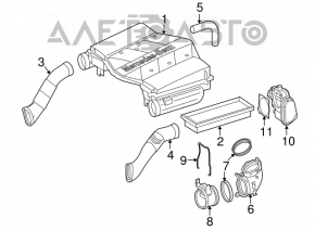 Supapa de accelerație Mercedes W221 M272 M273