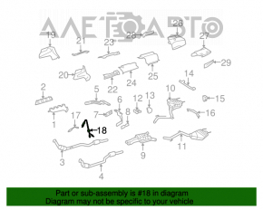 Sonda lambda stânga a doua pentru Mercedes W221