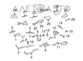 Sonda lambda dreapta a doua pentru Mercedes W221.