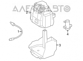 Sonda lambda dreapta a doua pentru Mercedes W164 ML X164 GL W251 R