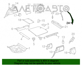 Senzorul de poziție a ușii portbagajului dreapta Mercedes W164 ML