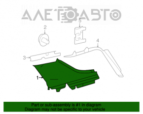 Capac spate dreapta pentru Mercedes W164 ML bej.