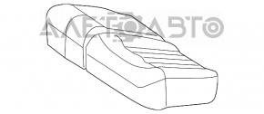 Задний ряд сидений 2 ряд Mercedes W164 ML беж