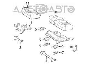 Задний ряд сидений 2 ряд Mercedes W164 ML беж