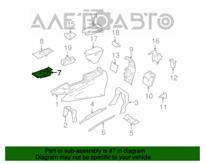 Suporturi pentru pahare cu panou și inserție Mercedes W164 ML