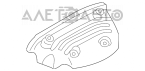 Protecția colectorului stâng Infiniti FX35 03-08