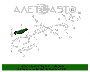 Convertor catalitic dreapta Infiniti FX35 03-08