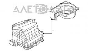 Corpul ventilatorului de încălzire Infiniti FX35 FX45 03-08