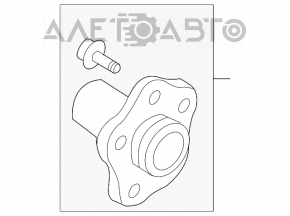 Butuc spate dreapta Infiniti FX35 FX45 03-08 nou original OEM