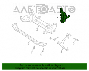 Capacul frontal dreapta Infiniti FX35 FX45 03-08