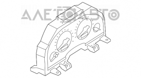 Tabloul de bord Infiniti FX35 FX45 03-08 SUA mile