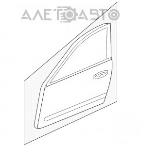 Дверь голая передняя левая Infiniti G25 G35 G37 4d 06-14