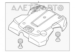 Накладка двигателя Infiniti G25 G35 4d 06-14