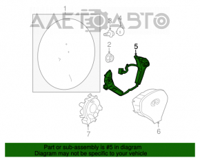 Butonul de control de pe volanul Infiniti G25 G35 G37 4d 06-14