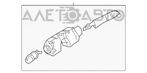 Подрулевые переключатели гитара в сборе Infiniti G25 G35 G37 4d 06-14