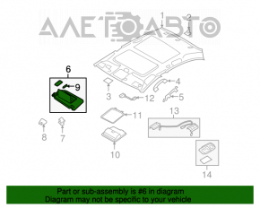 Capota stângă Infiniti G25 G35 G37 4d 06-14 gri.