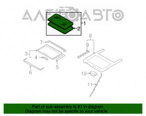 Capota asamblată Infiniti G25 G35 G37 4d 06-14