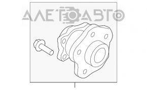 Rulment roată spate stânga Infiniti G37 4d 06-14