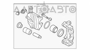 Суппорт передний левый Infiniti G25 G35 G37 4d 06-14