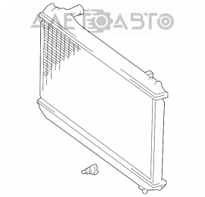 Radiatorul de răcire a apei pentru Lexus ES300 ES330