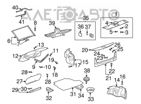 Capac spate dreapta gri pentru Lexus ES300 ES330.