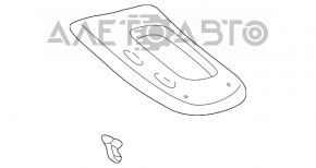 Capacul frontal al consolei bej/lemn deschis pentru Lexus ES300 ES330.