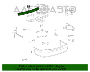 Amplificator pentru bara spate Lexus ES300 ES330