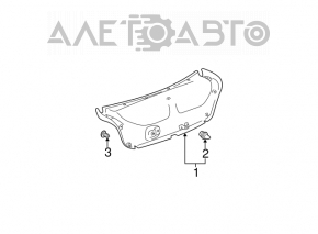 Обшивка крышки багажника Lexus ES300 ES330