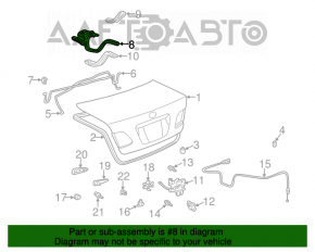 Петля крышки багажника правая Lexus ES300 ES330