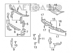 Suport TV gena stanga Lexus ES 300 330 01-06 nou original OEM