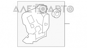 Замок двери передней правой Toyota Sienna 11-15