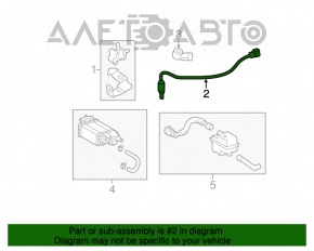 Sonda lambda spate primul Toyota Camry v40 3.5