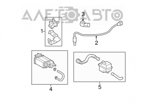 Sonda lambda frontală secundară pentru Toyota Avalon 13-18 3.5