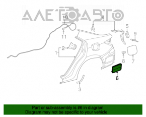 Placa de ventilație stânga Toyota Camry v40