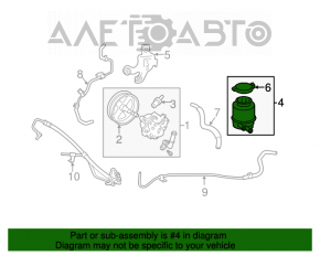 Rezervorul de direcție asistată Toyota Avalon 05-12