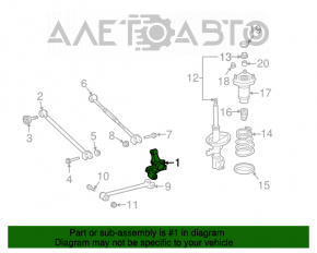 Capacul spate dreapta Toyota Avalon 05-12