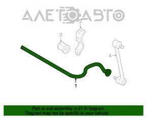 Stabilizator spate Toyota Camry v40