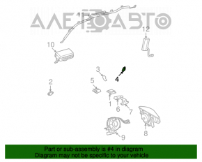 Датчик подушки безопасности задний правый Lexus ES350 07-12