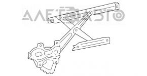 Geam electric cu motor, dreapta față, Lexus GS300 GS350 GS430 GS450h 06-07