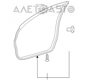 Garnitură ușă față stânga Lexus GS300 GS350 GS430 GS450h 06-11