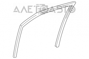 Уплотнитель стекла передний правый Lexus GS300 GS350 GS430 GS450h 06-11