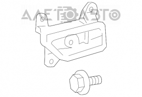 Ручка двери внутренняя задняя правая Lexus GS300 GS350 GS430 GS450h 06-11 коричневая