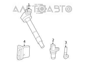 Senzorul de distribuție Toyota Camry v55 2.5, hibrid 15-17 SUA 2AR-FE, 2AR-FXE nou OEM original