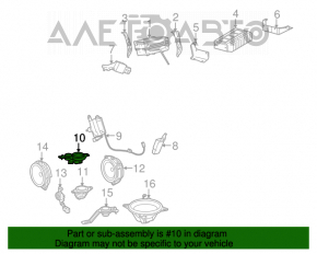 Пищалка в торпеде левая Lexus GS300 GS350 GS430 GS450h 06-11