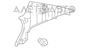 Capac spate stânga pentru Lexus GS300 GS350 GS430 GS450h 06-07 gri.